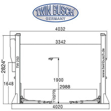 Load image into Gallery viewer, Twin Busch 2 Pósta Lyfta Heavy 5,0 Tonn TW 250
